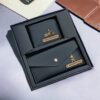 Personalized Couple Wallet Combo – Black