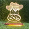 Acrylic Engraved LED Lamp With Name and Date