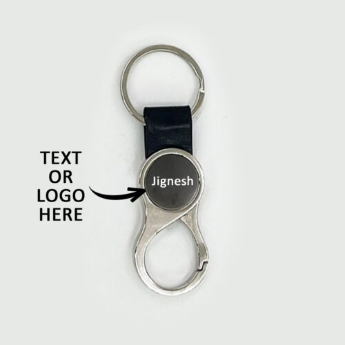 Metal Hook Key-chain with PU Strap