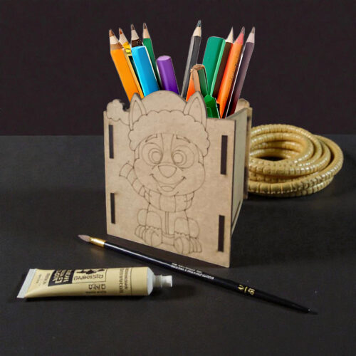 MDF Pen Stand Paw Petrol