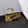 Personalized Pen Stand for Chartered Accountants with Pen