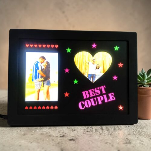 LED Photo Frame - Picture Frames With Light Inside - Best Couple Frame