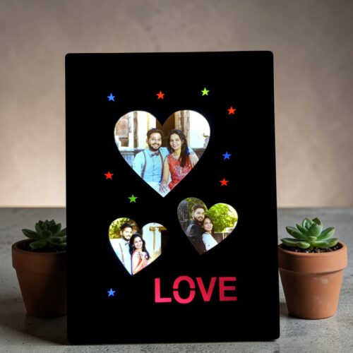 LED Photo Frame - Picture Frames With Light Inside - Love Frame