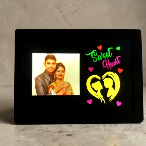 LED Photo Frame - Picture Frames With Light Inside - Sweet Heart Frame