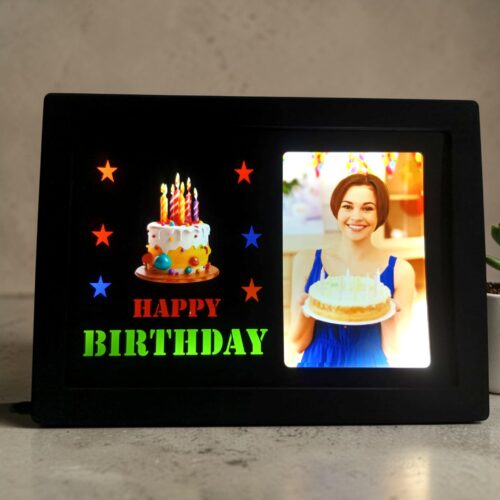 LED Photo Frame - Picture Frames With Light Inside - Birthday Frame