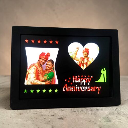 LED Photo Frame - Picture Frames With Light Inside - Anniversary Frame