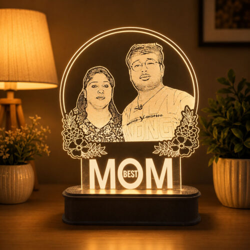 Personalized birthday LED Frame for Mother | Best Mother Frame