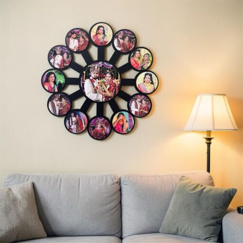 Personalized Wooden Clock for kids I Photo Clock
