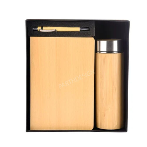 Premium Wooden Corporate Gift Set I Executive Combo I Wooden Diary I Bamboo Premium Gift Set – Eco-Friendly Corporate Combo