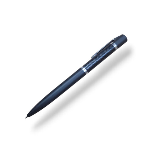 Black Body With Granite Grey Color Cap Metal Body Ball Pen Blue, Fine Nib Gift Set for Men & Women, Executives, Office