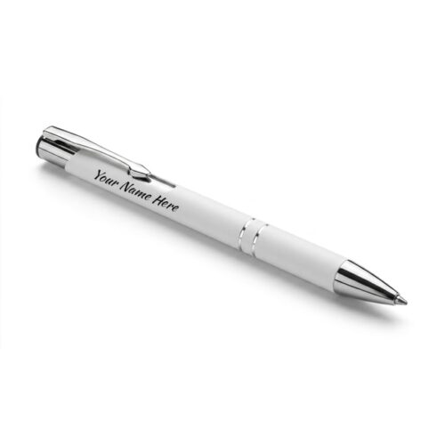 White Tiktik with Glossy finish Ball Pen